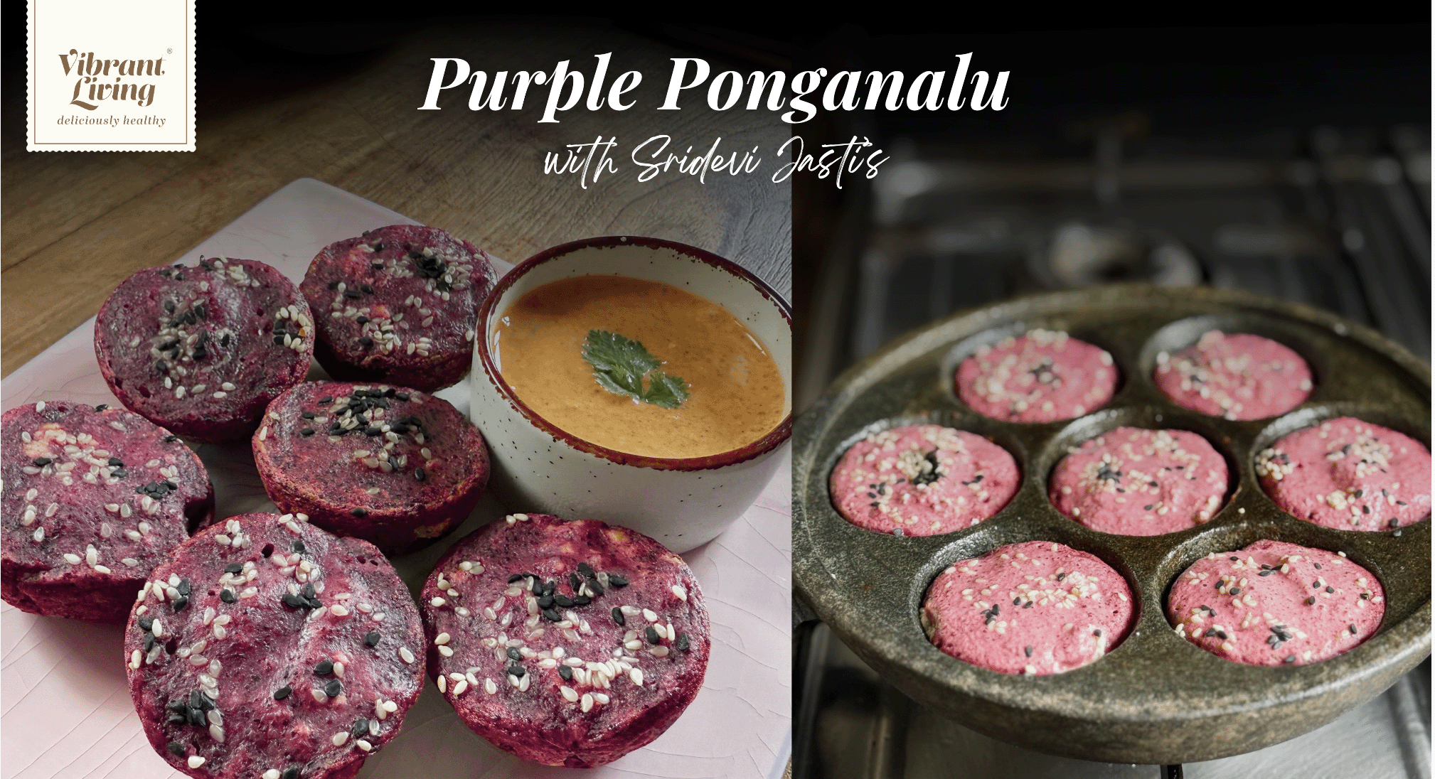 Purple Ponganalu: A Vibrant Twist on a South Indian Classic