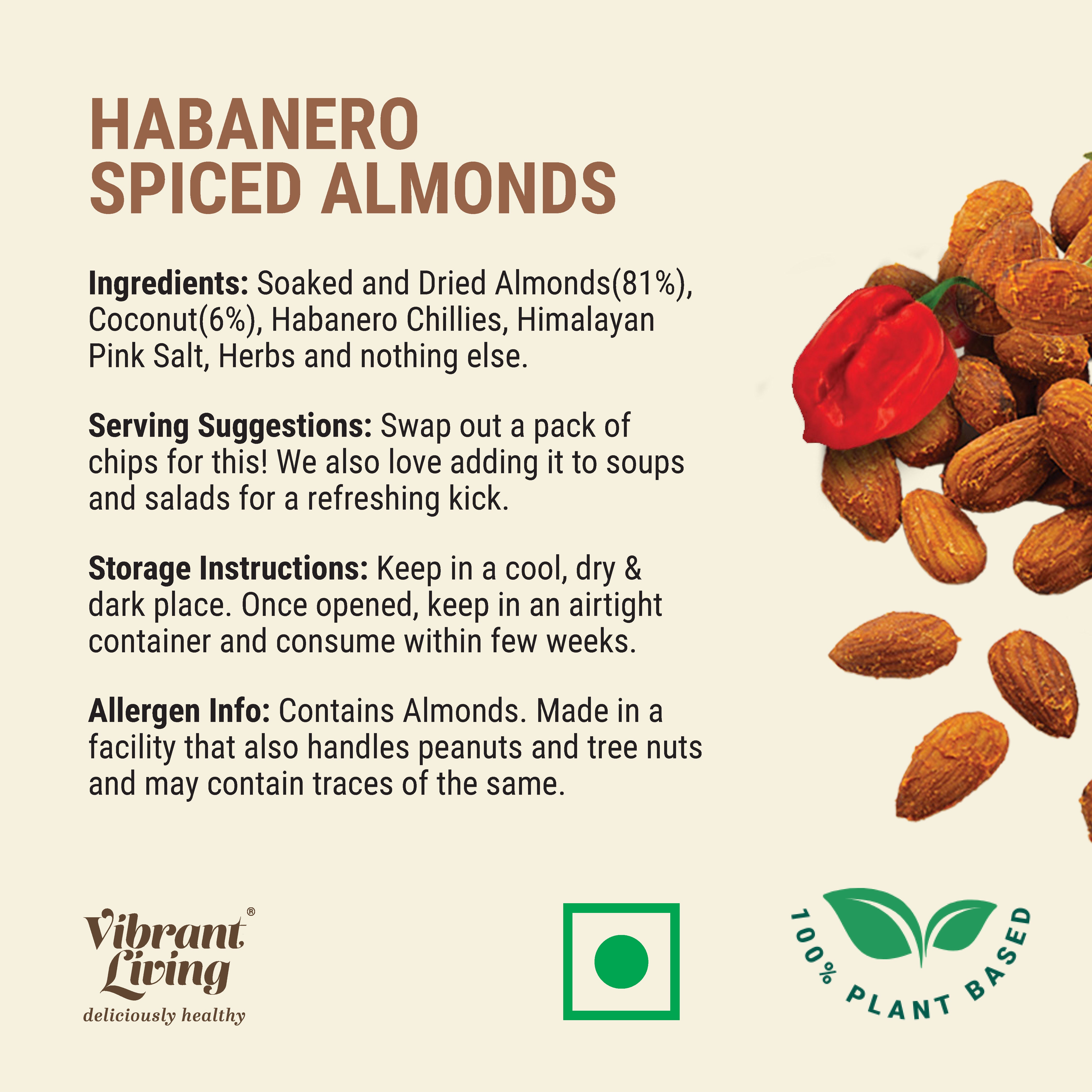 Habanero Spiced Almonds