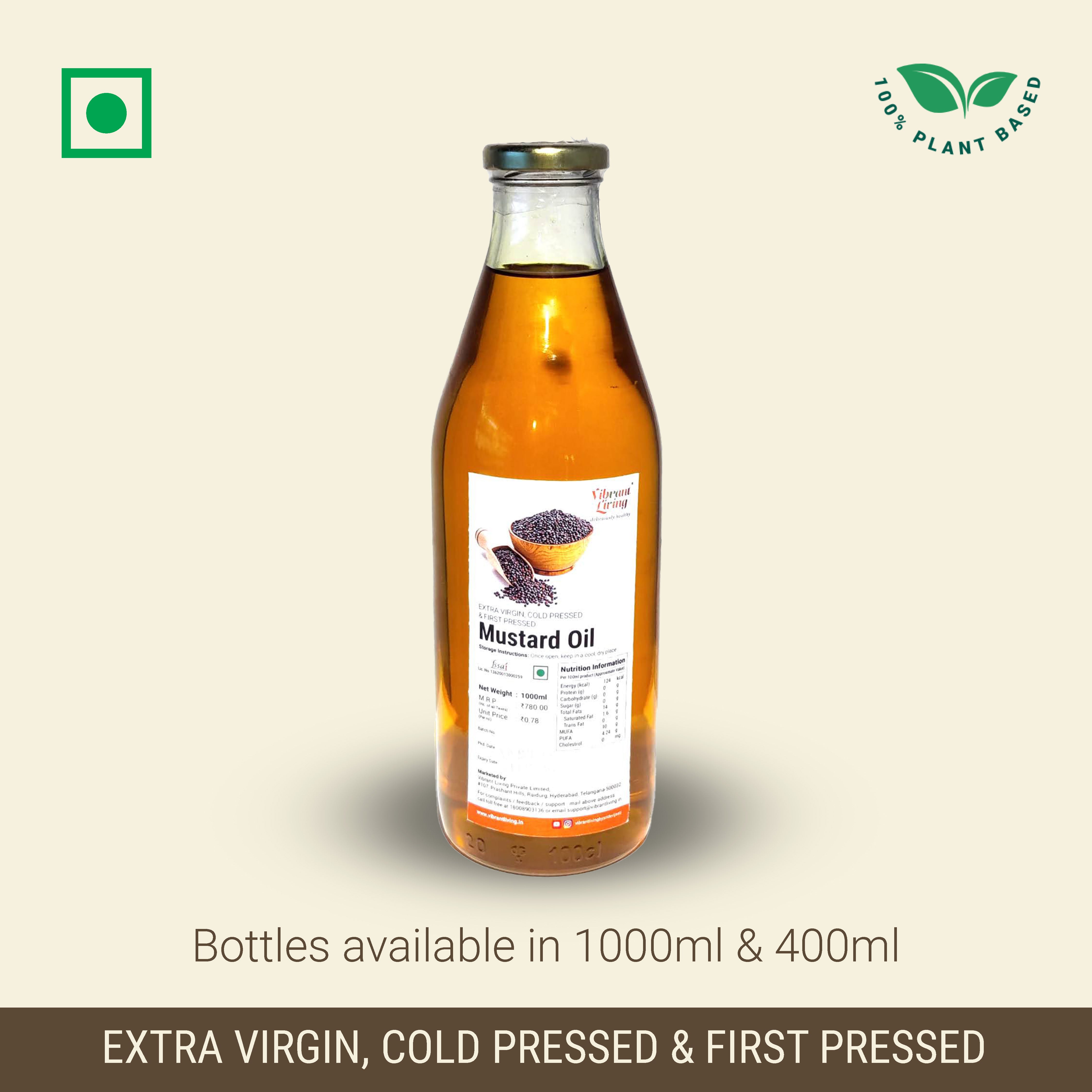Cold Pressed Mustard Oil