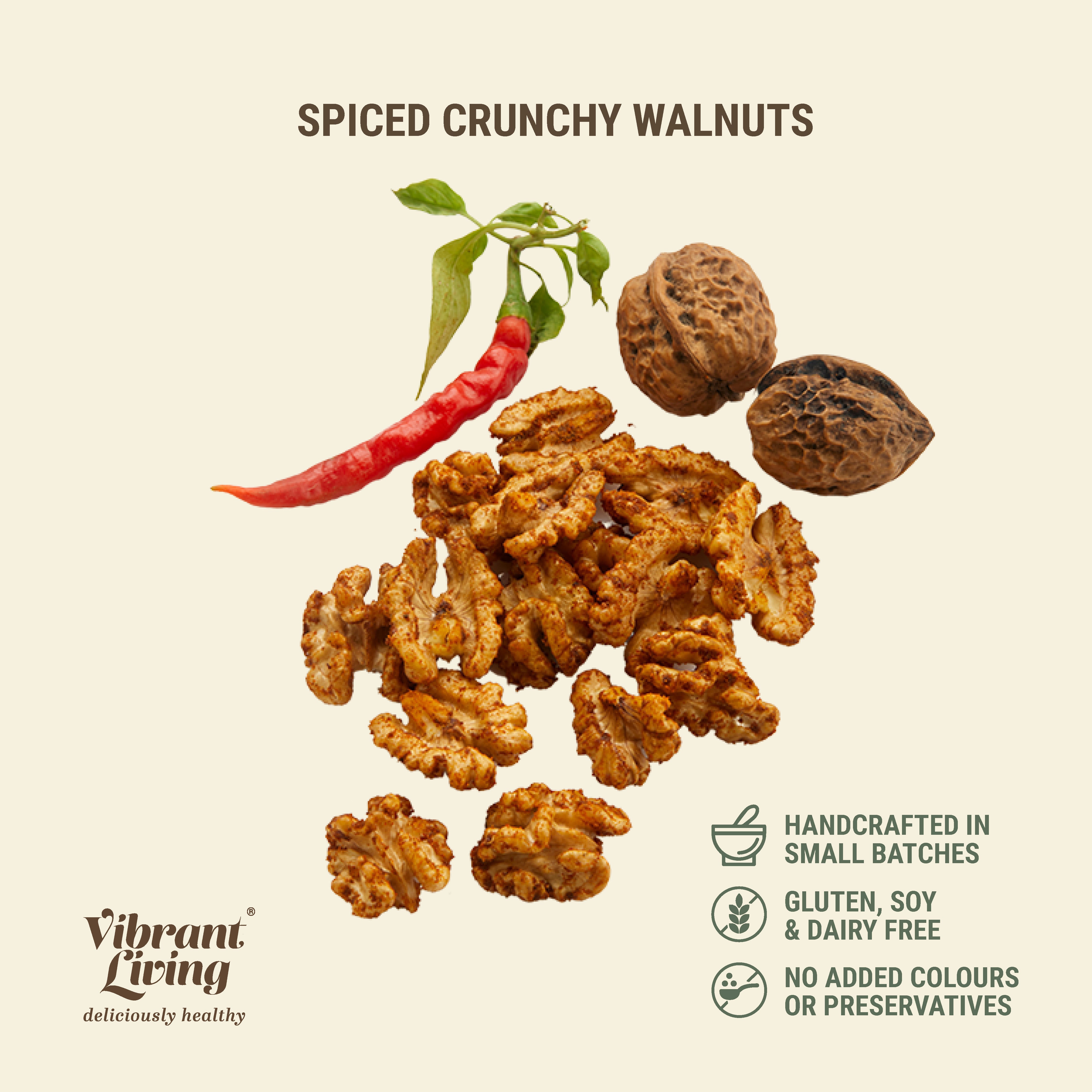 Spicy Crunchy Walnuts