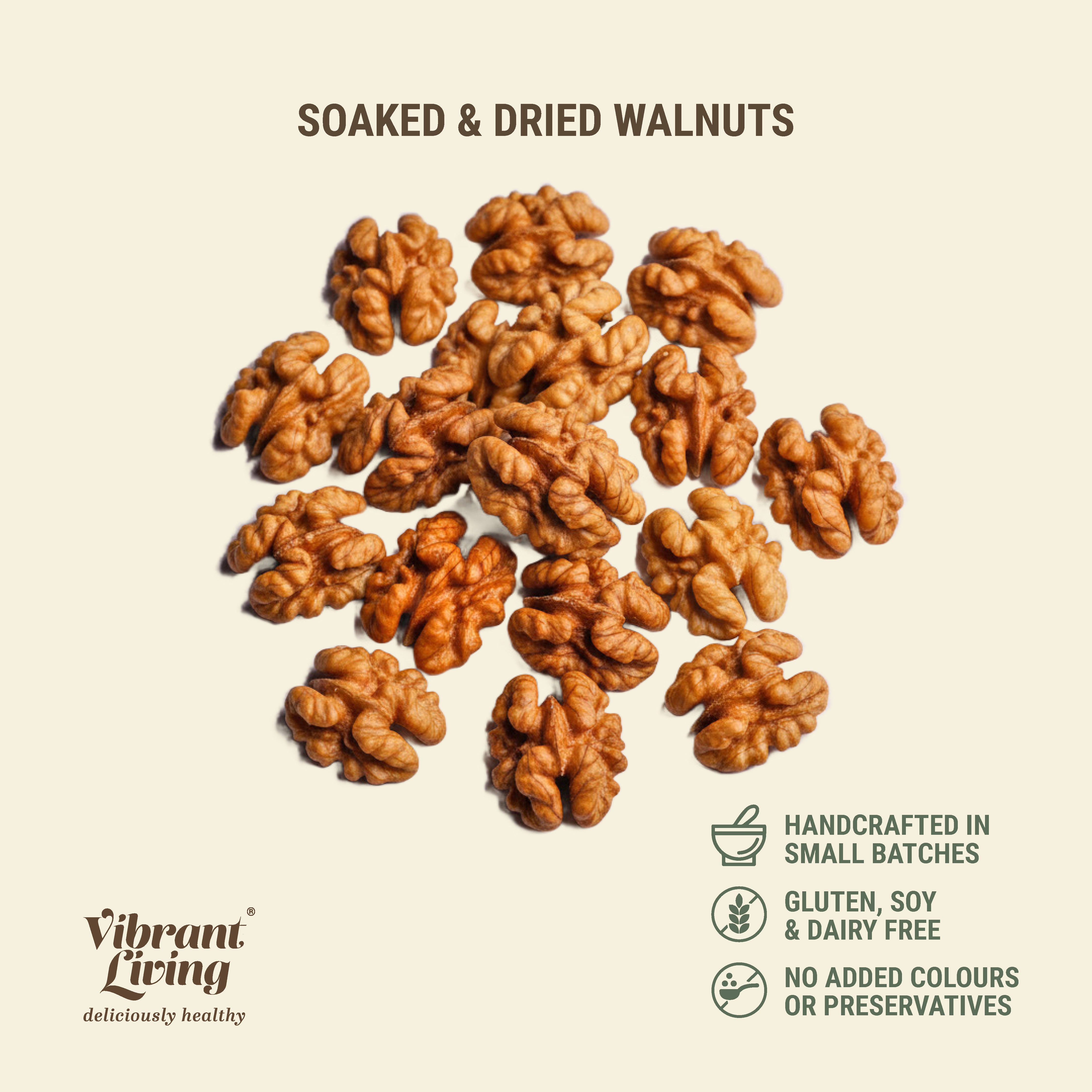 Walnuts (Soaked & Dried)