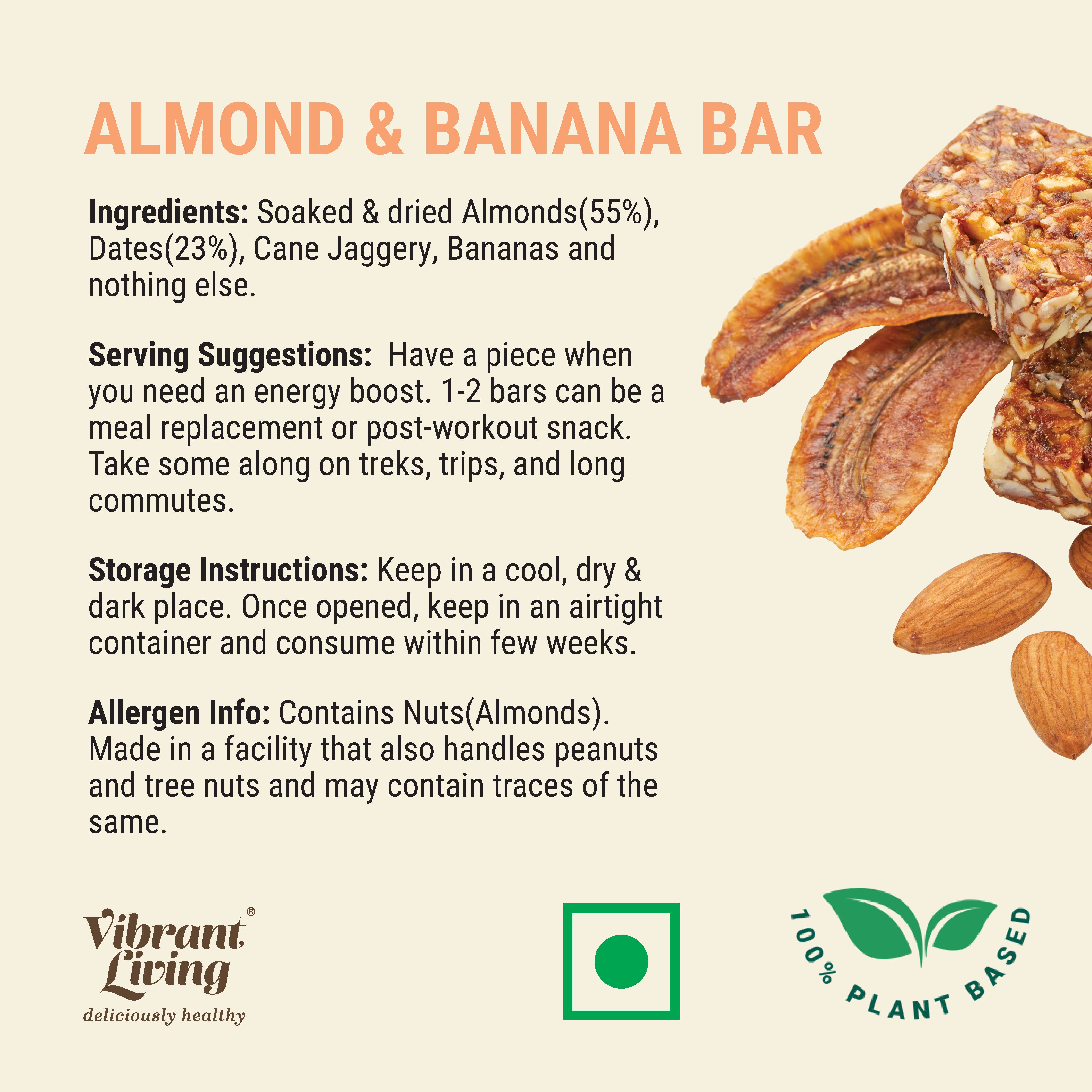 Almond & Banana Bar