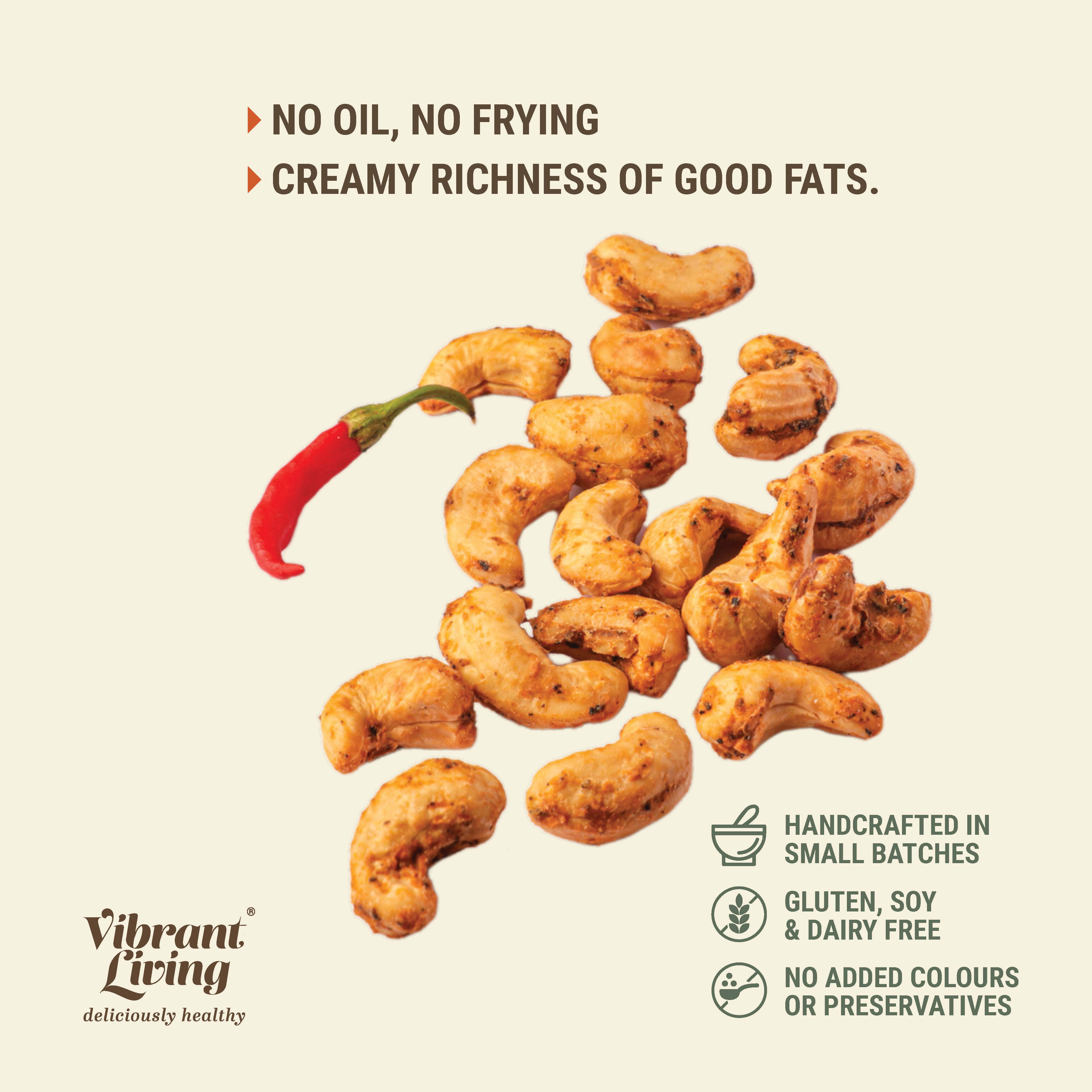 Italian Spiced Raw Organic Cashews