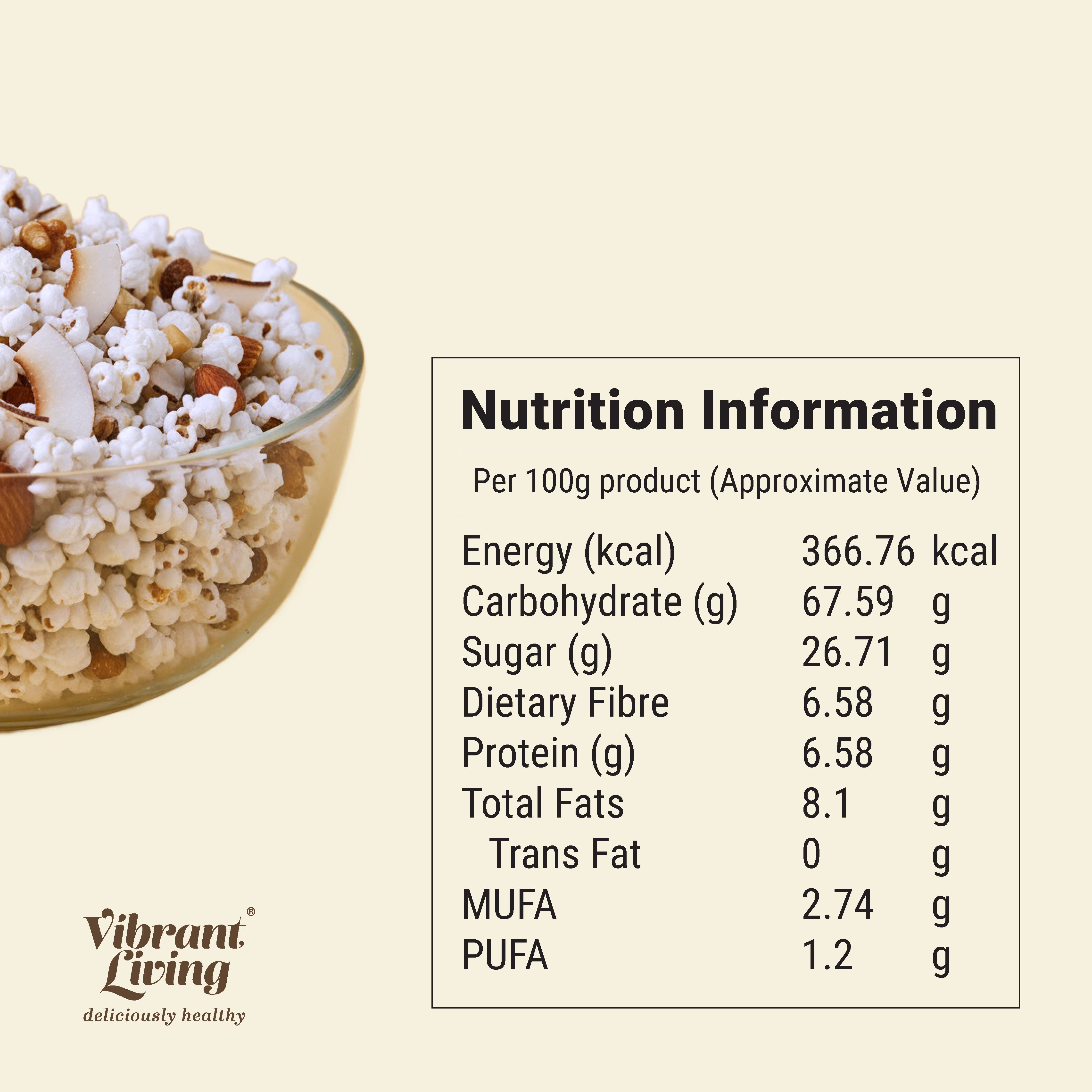 Millets - Nuts and Coconut Muesli