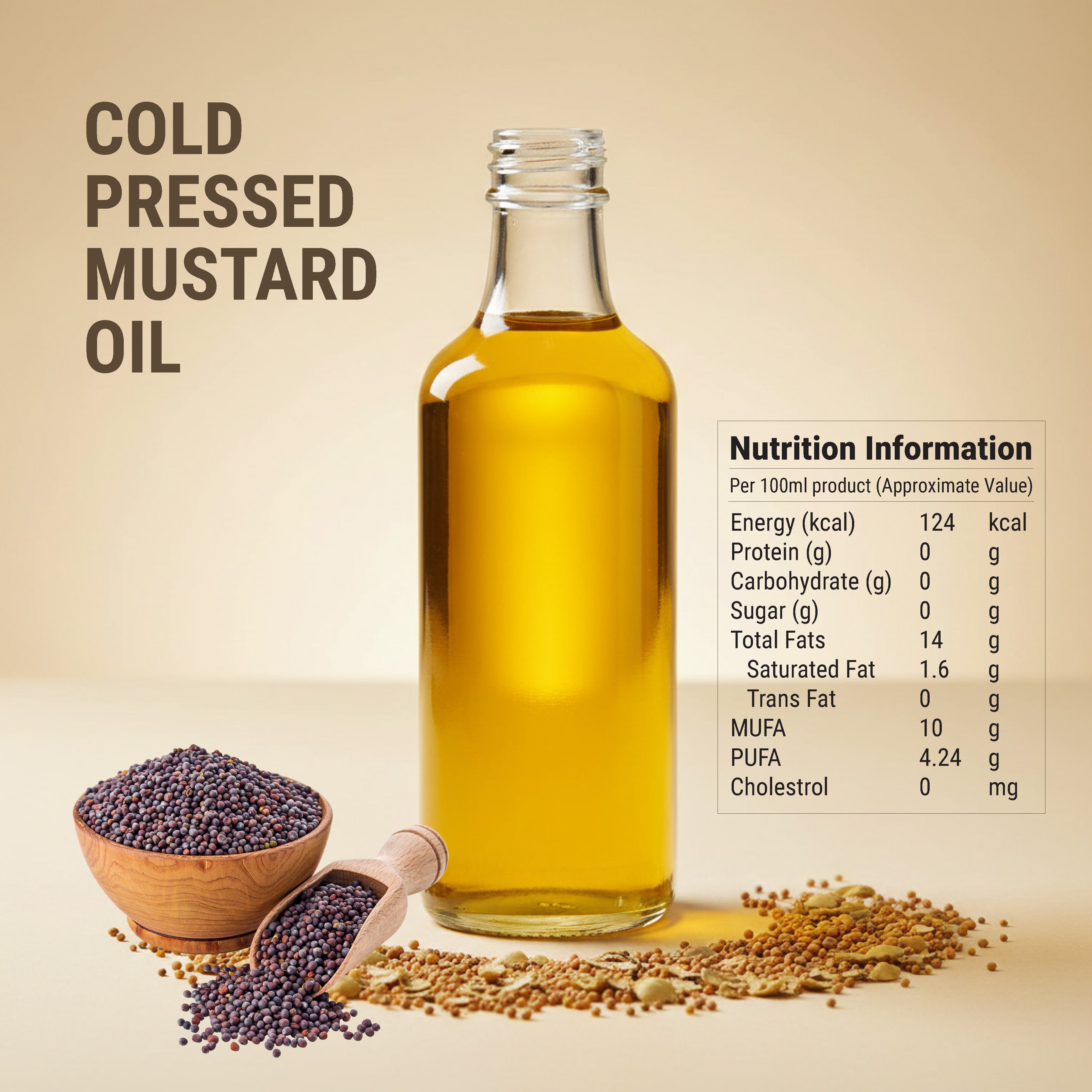 Cold Pressed Mustard Oil