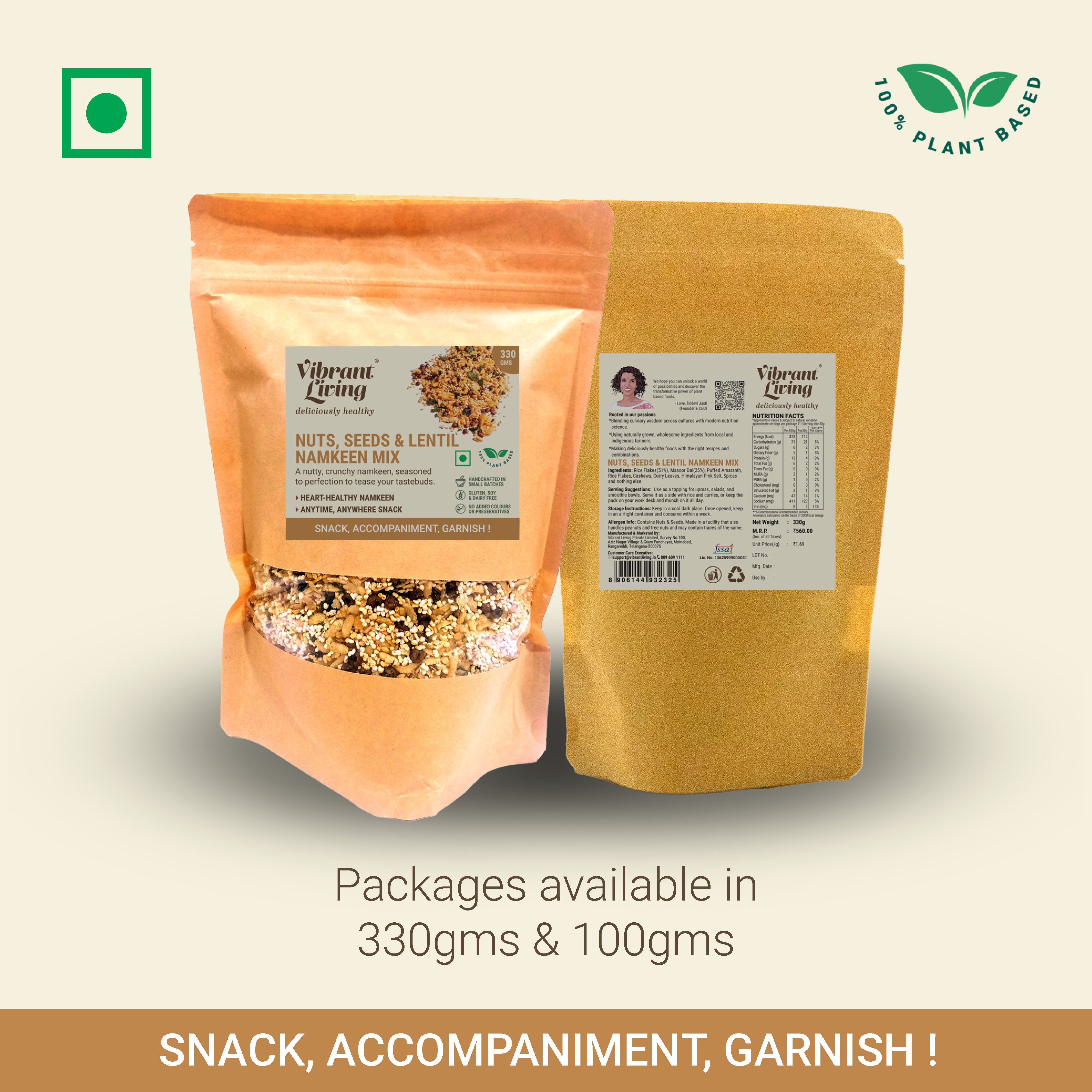 Nuts Seeds & Lentil Namkeen Mix