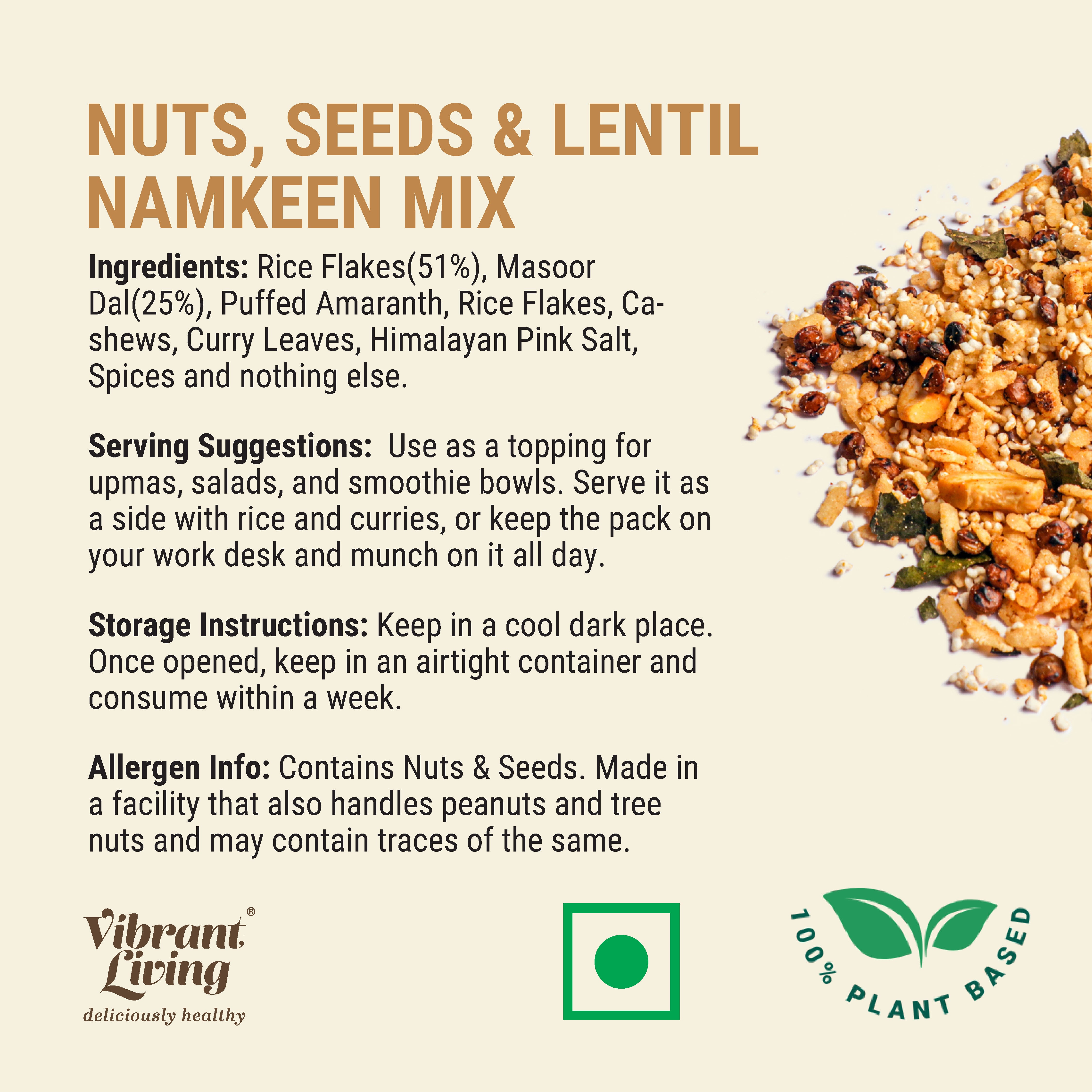 Nuts Seeds & Lentil Namkeen Mix