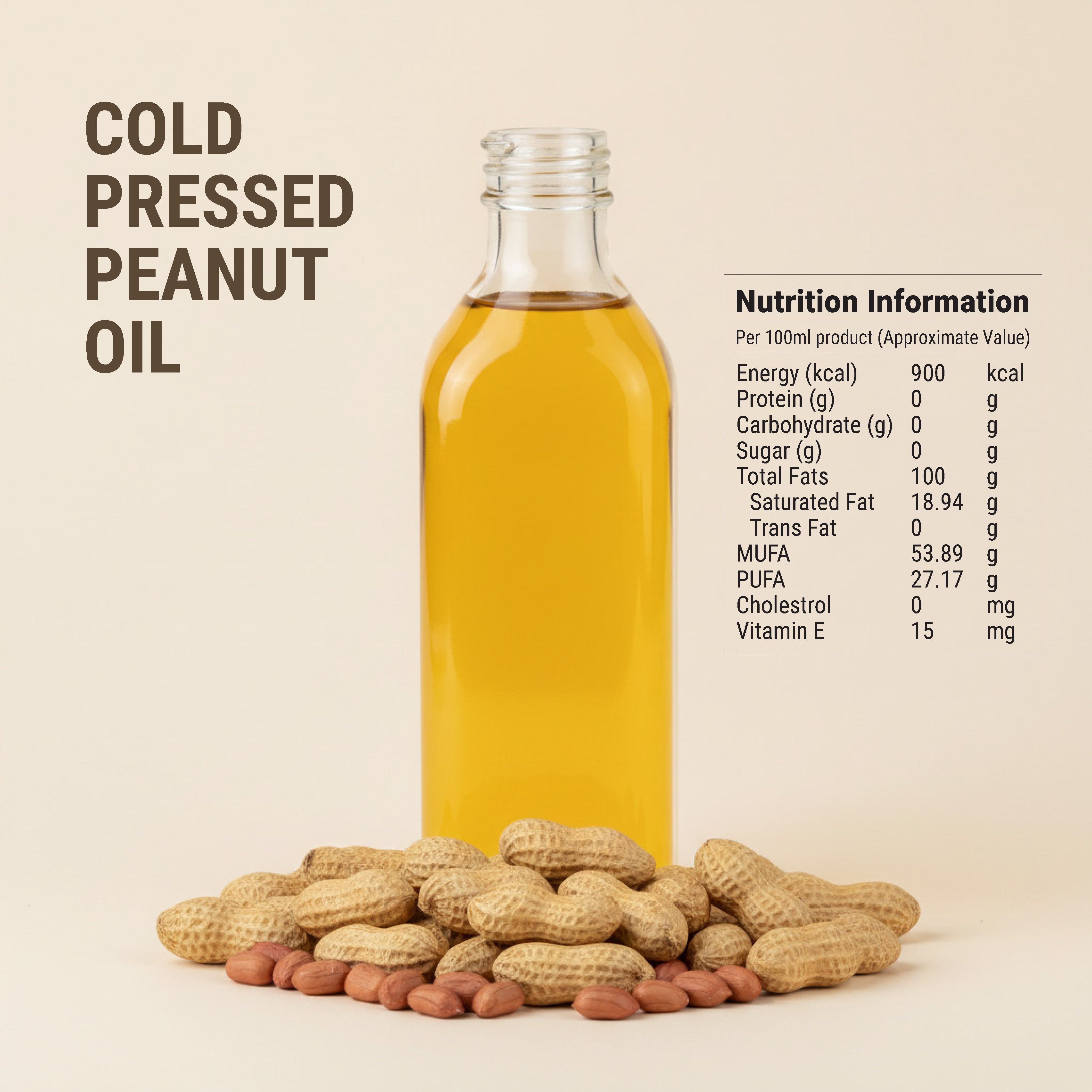 Cold Pressed Peanut Oil