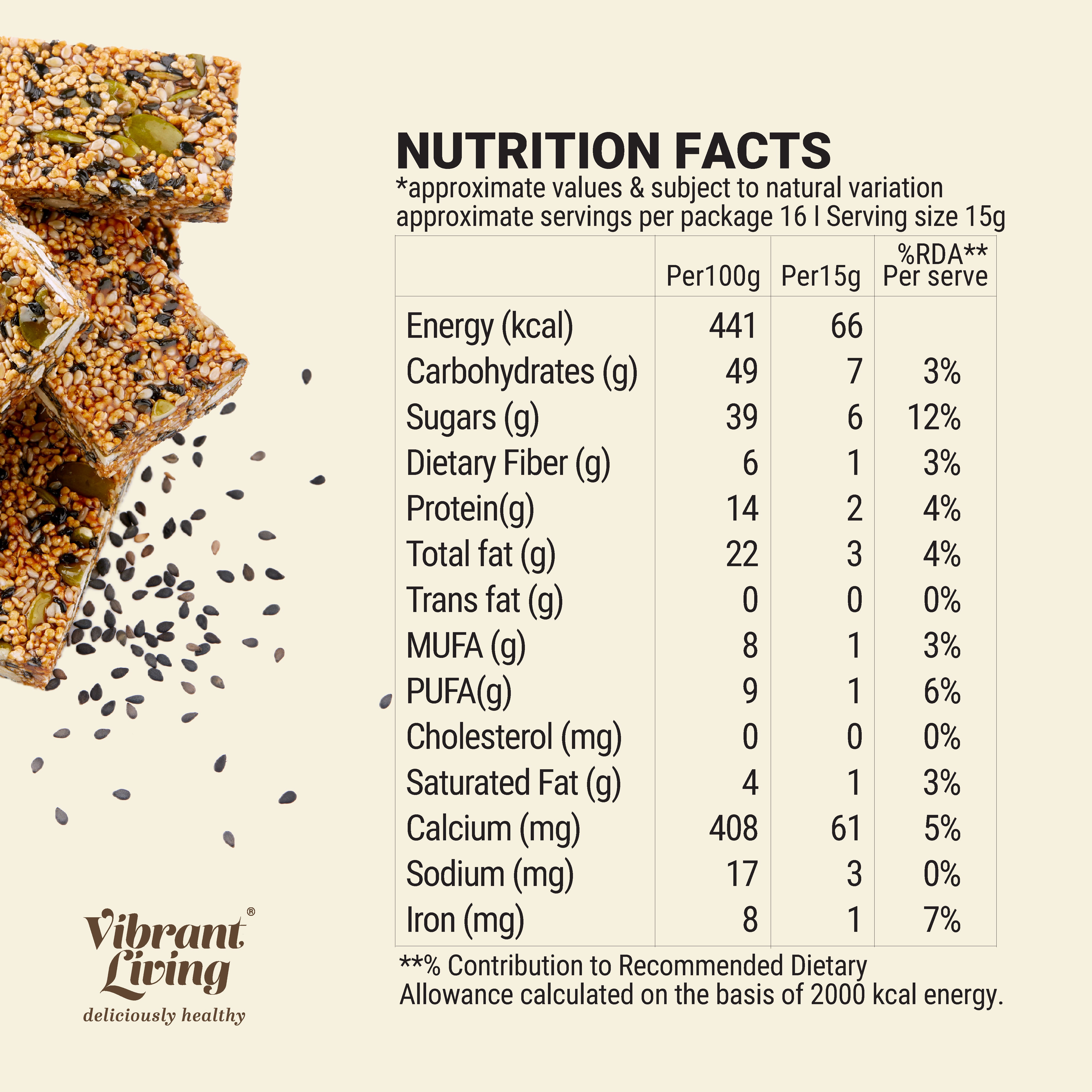 Sesame & Pumpkin Seed Chikki