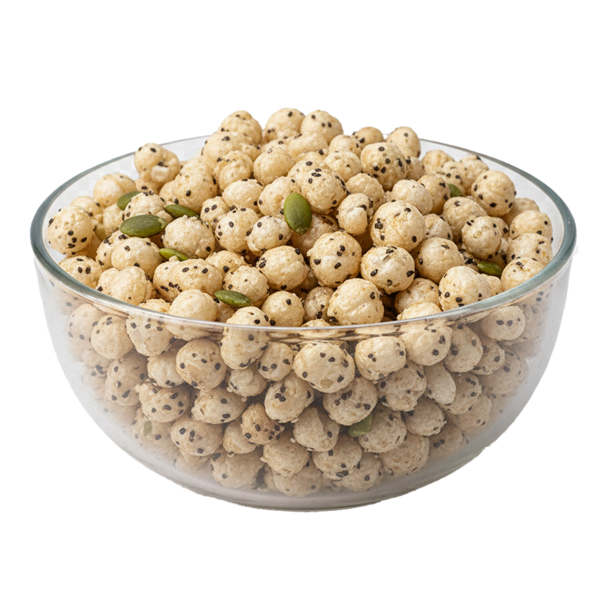 Seed Crusted Caramel Foxnuts