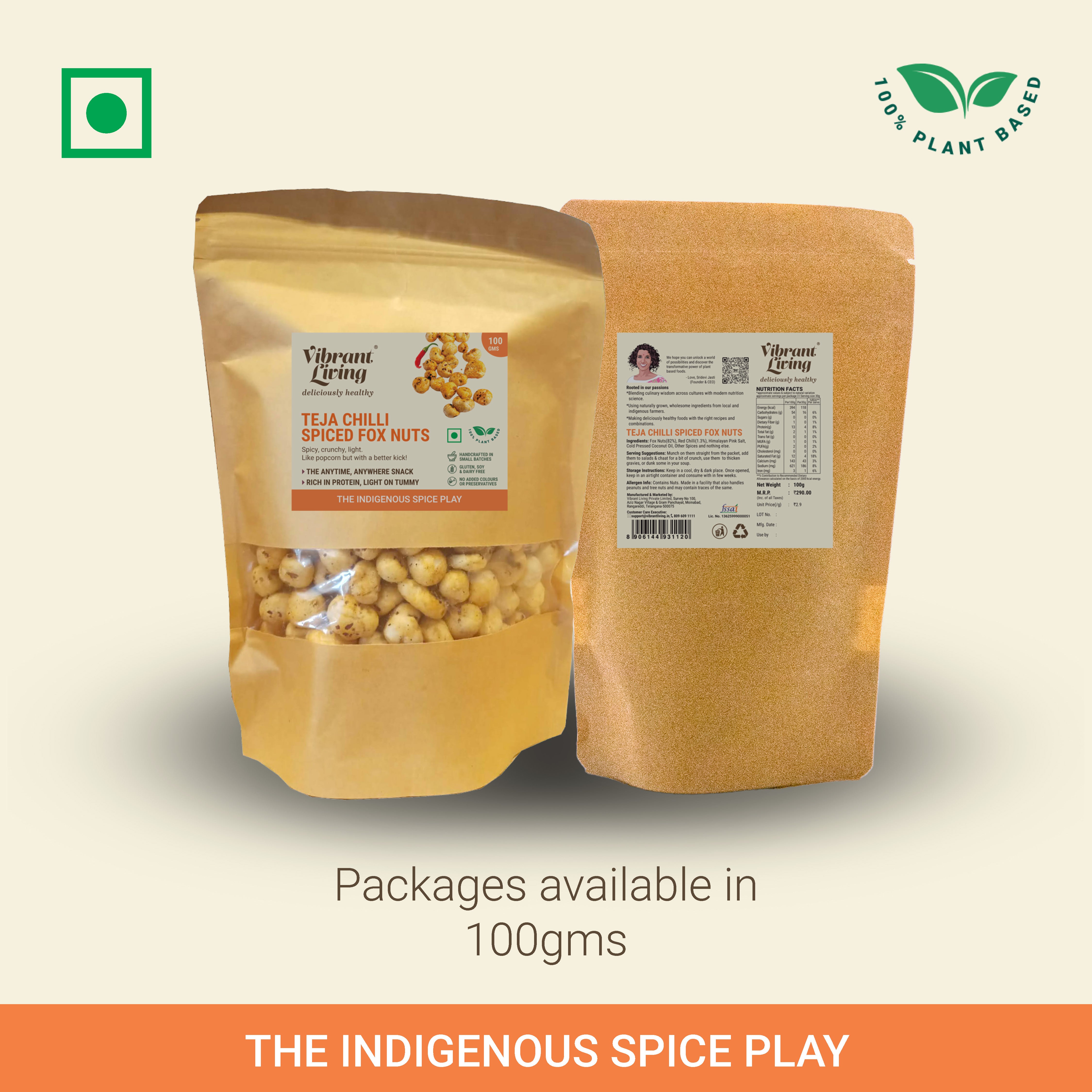 Teja Chilli Spiced Fox Nuts