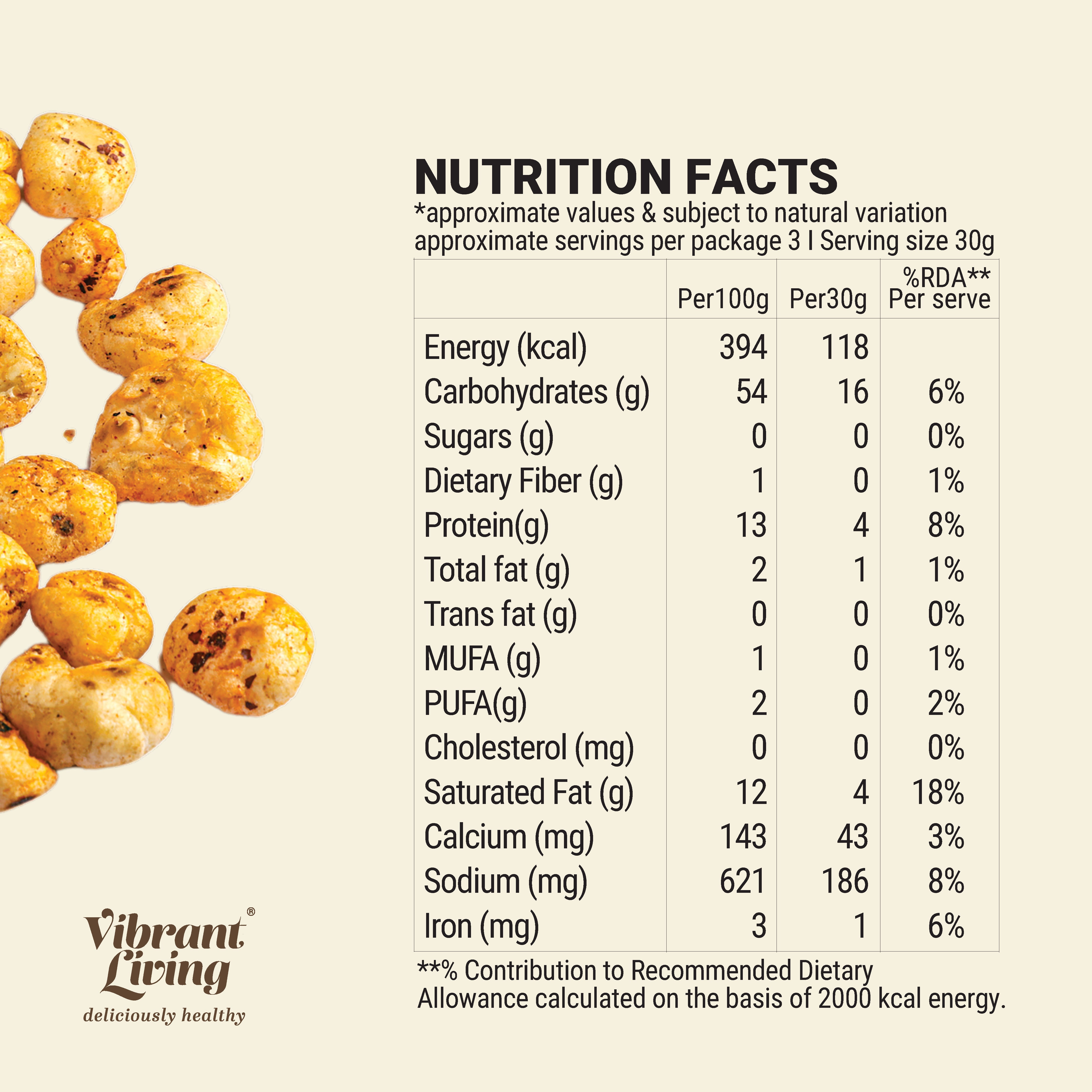 Teja Chilli Spiced Fox Nuts